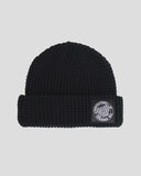 SANTA CRUZ - Youth MFG Dot Beanie Waffle - BLACK