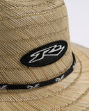 RUSTY Boony Premium Straw Hat - BLACK