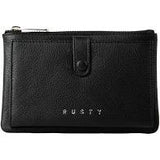 RUSTY - Grace Leather Pouch - BLACK