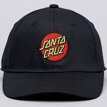 SANTA CRUZ Classic Dot Elastic Cap Youth - BLACK