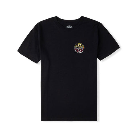 INDEPENDENT - Youth Split Cross Tee - BLACK