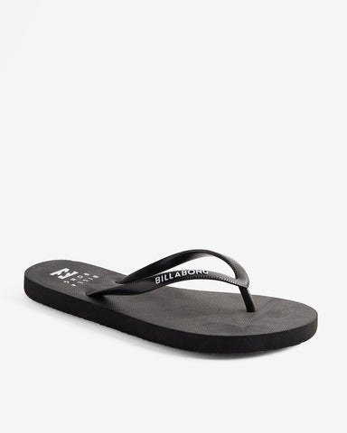 BILLABONG Dama Thongs - BLACK/WHITE 2