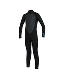 O'NEILL Boys Reactor 2 Back Zip Full 3/2mm - BLACK/BLACK