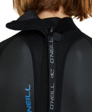 O'NEILL Boys Reactor 2 Back Zip Full 3/2mm - BLACK/BLACK