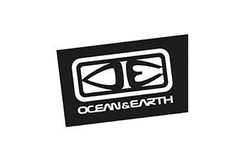 OCEAN + EARTH - Sticker - BLACK