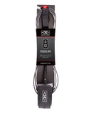 OCEAN & EARTH - Diamond Flex Regular 8'0" Moulded Leash - BLACK