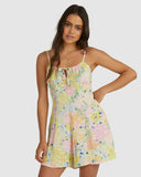 BILLABONG Cosmic Playsuit - LIME