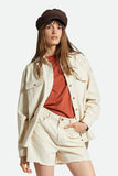BRIXTON Bowery Boyfriend Overshirt - NATURAL