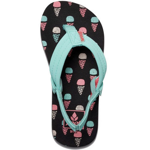 REEF - Youth Little AHI Ice Cream  - BLACK
