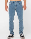 RUSTY Indi Slim 5 Pocket Jean - TRIGG BLUE