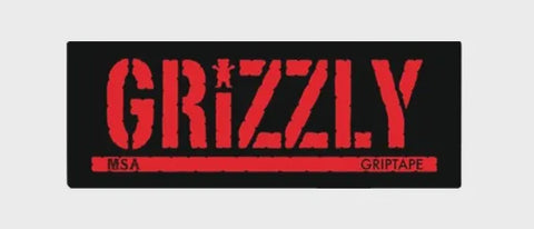 GRIZZLY - Griptape Sticker - RED
