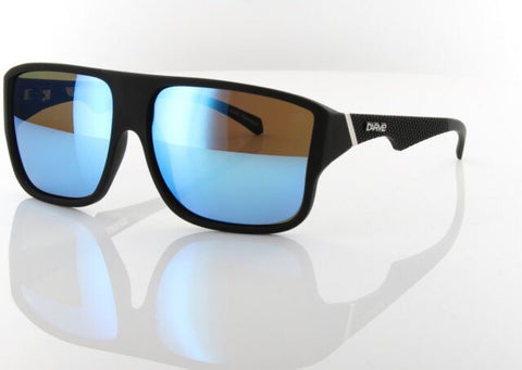 CARVE Barracuda Matt Black/Blue Iridium Polarized