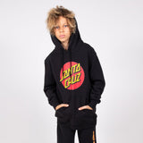 SANTA CRUZ Boys Classic Dot Pullover Hoody - BLACK