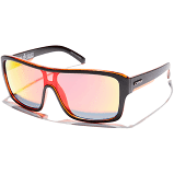 CARVE Anchorbeard Polarized - MATT BLACK/RED IRIDIUM