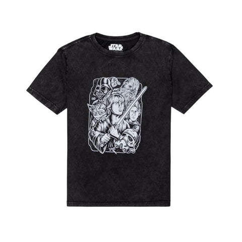 Element Starwars Boys Tee - WASHED BLACK