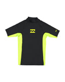 BILLABONG Boys All Day Wave - BLACK/NEON YELLOW