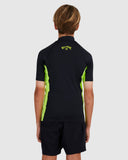 BILLABONG Boys All Day Wave - BLACK/NEON YELLOW