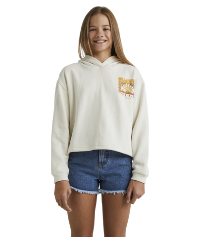 BILLABONG Girls Easy Breeze Hoodie - SALT CRYSTAL