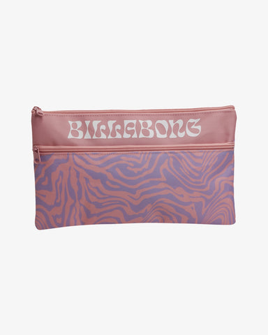 BILLABONG Slow Tide Large Pencil Case - LILAC