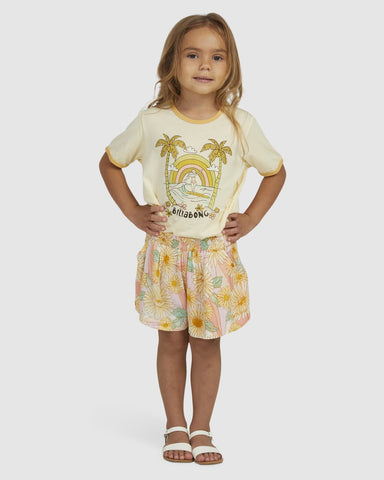 Billabong Toddlers Surfchild Tee - BANANA