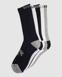 BILLABONG Men's Sports Socks (Size 7-11) - MULTI