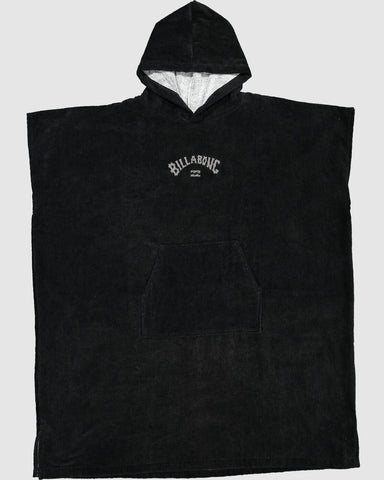 BILLABONG Wetsuit Hoodie Towel - BLACK