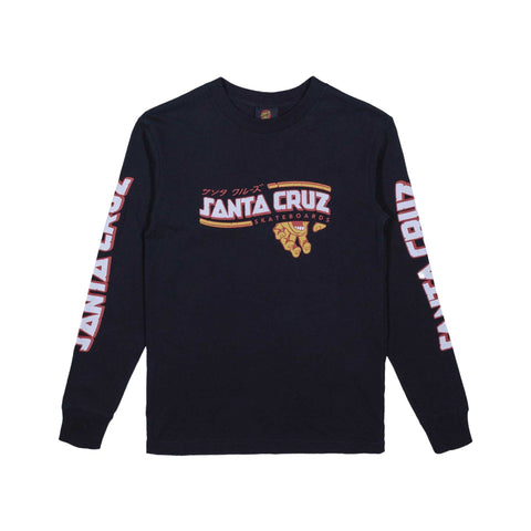 SANTA CRUZ - Inherit Pop Long Sleeve Tee - BLACK