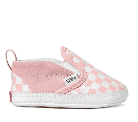 VANS Slip On V Crib Checker - CHECKER BLUSH
