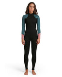 XCEL Women's Axis X Back Zip Full Suit 3/2mm - BLACK/TIN/MESA